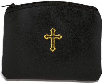 Genuine Leather Catholic rosary case