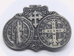 Catholic Bless Silver Medal For Car Driving Safety